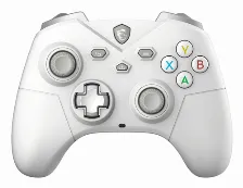 Control Msi Force Gc300 Wireless White Interfaz Usb 2.0, Conectividad Inalambrico Y Alambrico, Color Blanco